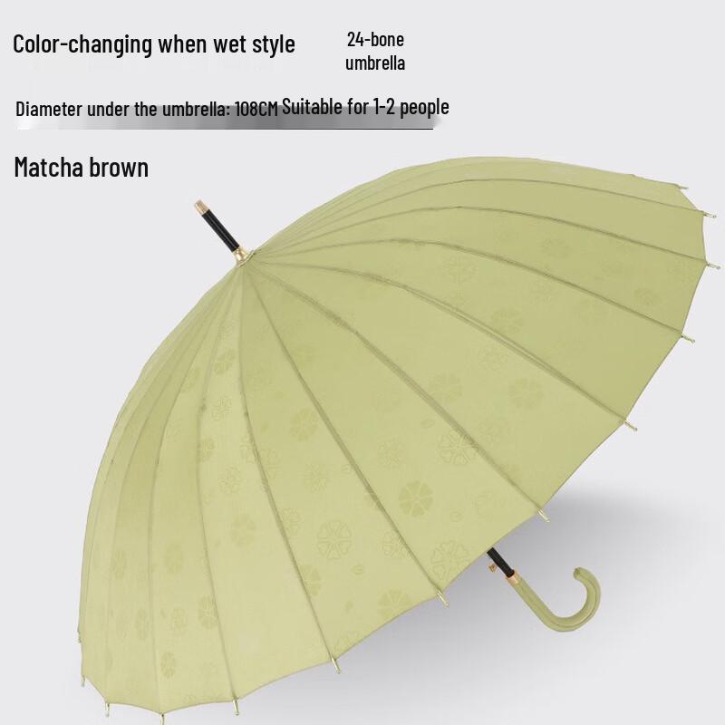 Nanqiao 24-Rib Water-Activated Flower Windproof Double Umbrella