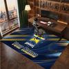 North Queensland Cowboys Personalized Crystal Velvet Carpet, Customized Name Text Soft Anti‑Slip Rug for Living Room Bedroom