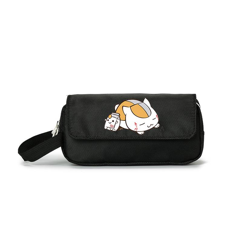 2D Anime Natsume s Book of Friends Canvas Pencil Case for Students 20*10*5 cm