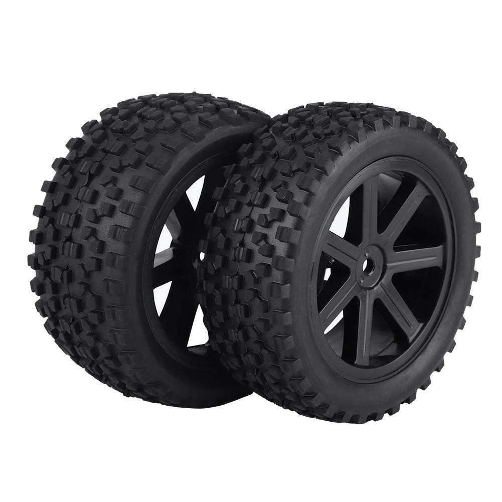 VGEBY1 RC Car Tires Wheels Rubber Tires RC Wheel Tires Racing Buggy Crawler Car On Road Racing Car Tires RC Car Accessories Black 1/10