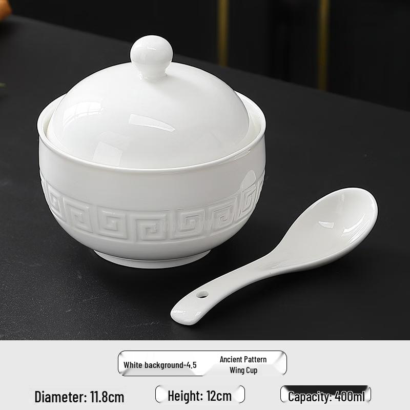 

Zhi Shi Ceramic Bird s Nest Stew Pot