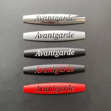 3D Metal Logo Avantgarde Emblem Car Fender Badge For Mercedes Benz W205 W211 W212 W203 W204 Avantgarde Sticker Accessories