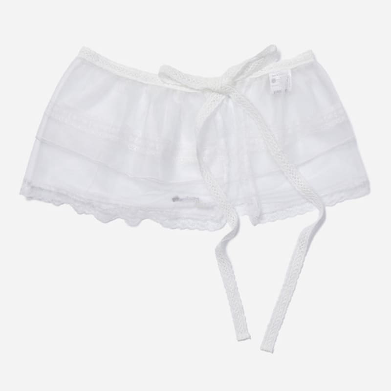 Thursday Island [KiiiKiii] Spitzenrüschen Wickelschal_T256MSF143W