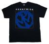 Unisex Shirt Cotton Oversize Large Size PENNYWISE Blue Logo T SHIRT New Official Kings Roadandise