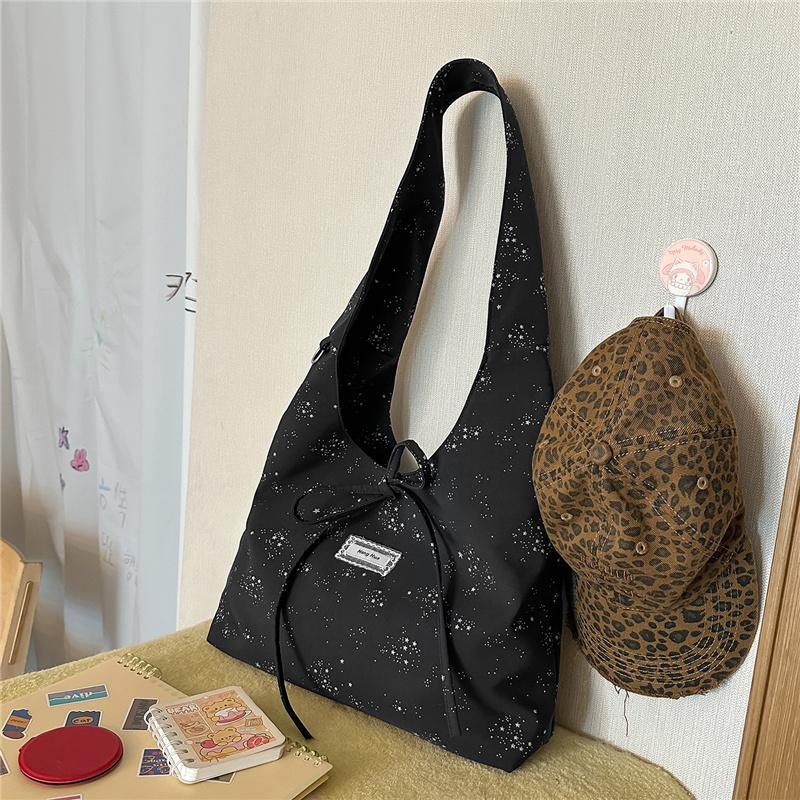 Sac à bandoulière de couleur unie Sac fourre-tout grande capacité pour femme