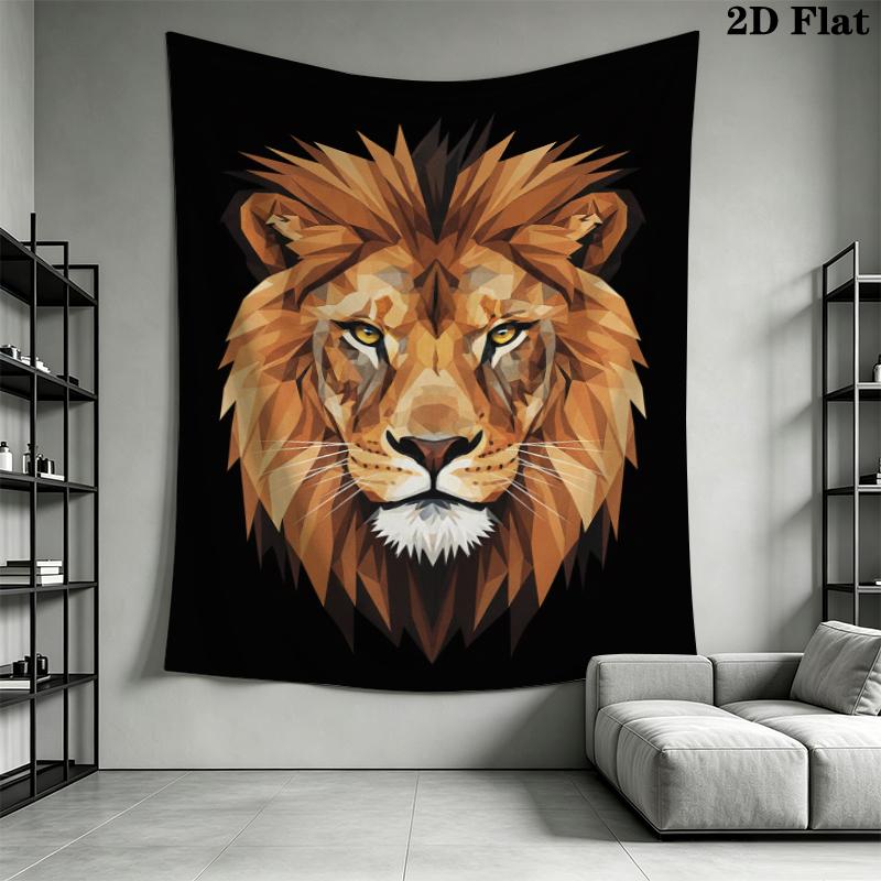 3D Animal Wall Tapestry Aesthetic Wall Hanging Printed Fabric Blanket Decorative Tapestries for Bedroom Living Room Home Decor