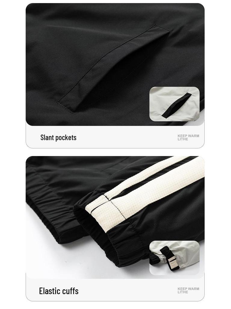 2024 Herr Höst Lös Passform Ståkrage Utomhus Vardagsjacka Dubbelsidig Flerfärgad