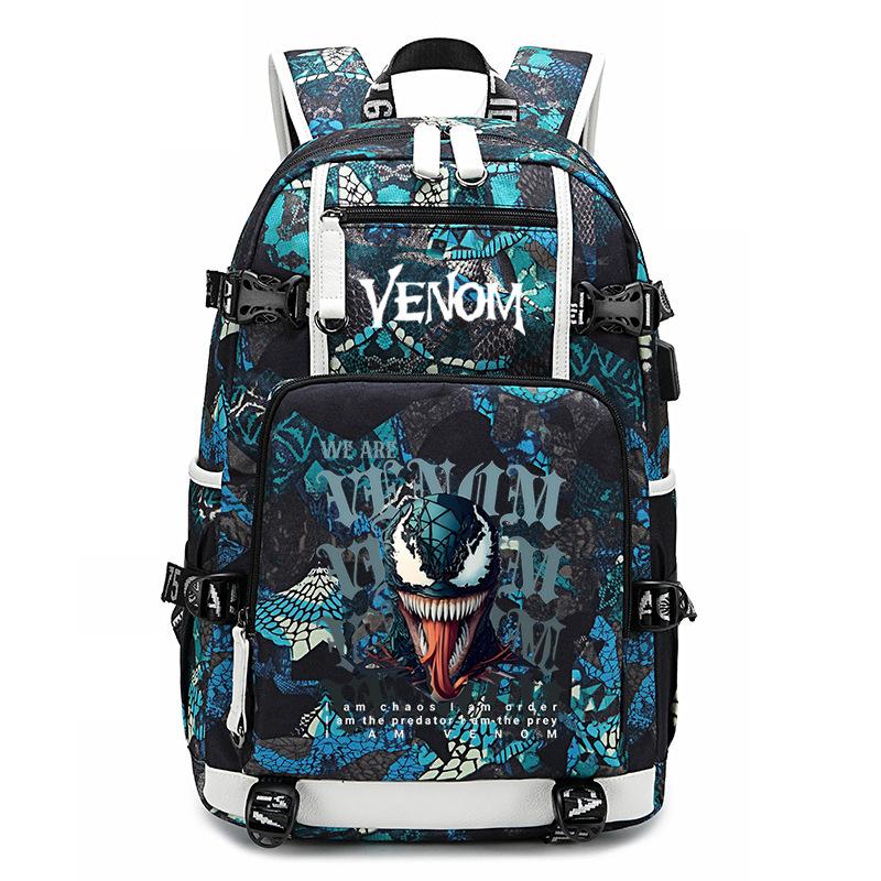 Trendy Schoolbag Printing Design Sense Casual Simple Backpack Lightweight Spine Protection Large Capacity