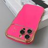 Fashionable Wave Heart Shape Electroplating TPU Soft Case for iPhone 16 15 14 13 12 11 ProMax Plus Shockproof Protective Cover