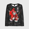 Men's Long Sleeved T-shirt Creative Santa Claus 3D Digital Printing Comfortable Plus Size Personalized Fashion Autumn Winter Long Sleeved T-shirt