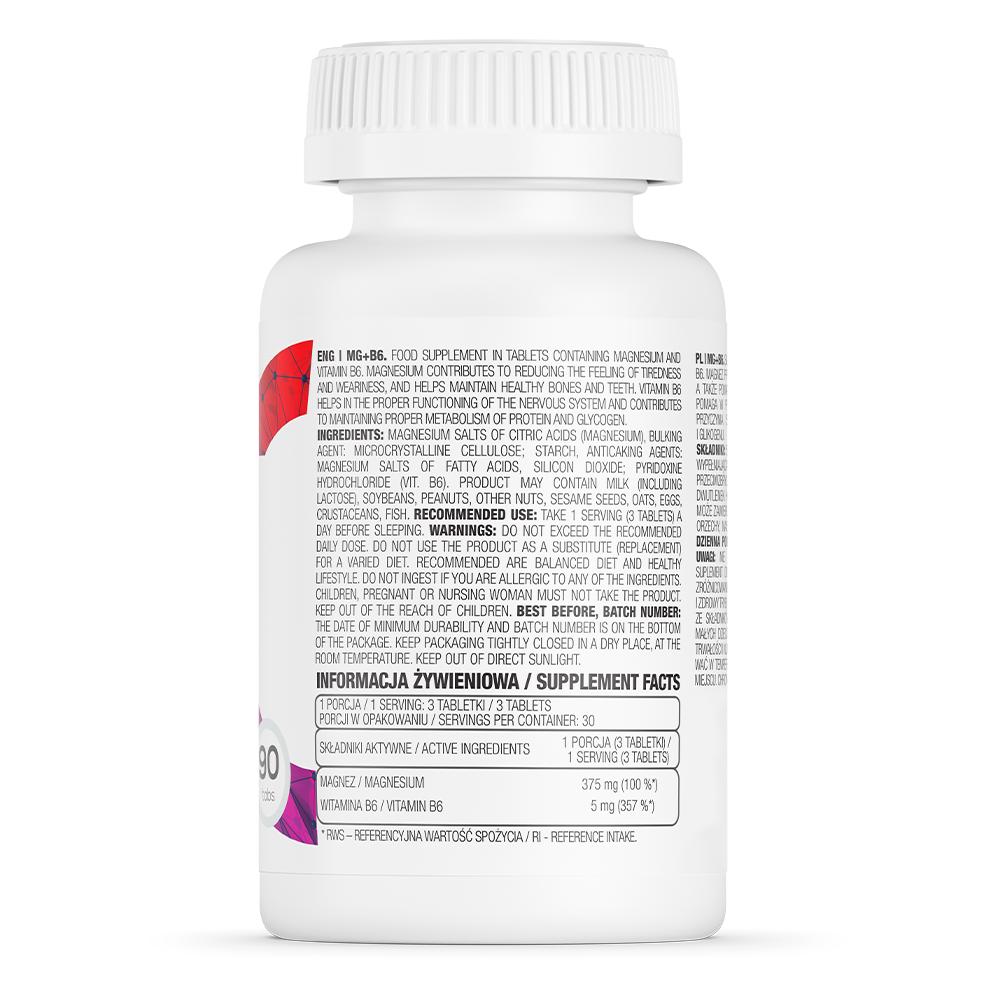 OstroVit Mg + B6, 90 Tabs