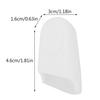 Saxophone Mouthpiece Cap Protector, Head Cap Cover, Protection, Maintenance, Replacement Part for Saxophone/Clarinet (White)