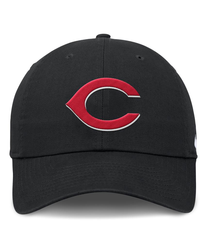 Panatigseu Cincinnati Reds Nikeclub Unstructured Organic Cotton Cap - Black