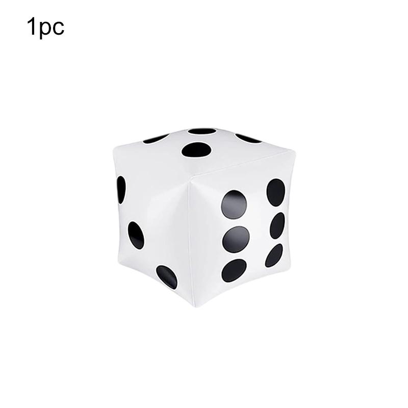 30cm Inflatable Dice Set with Pump Spiral/Long Strip Balloon Festival Gathering Decoration DIY Party Entertainment Supplies TMZ