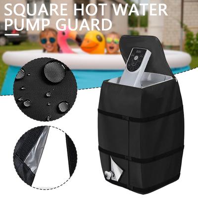 Housse de protection complète et pratique pour pompe à eau chaude intérieure et extérieure