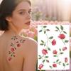 Realistic Rose Stickers Tattoo Stickers Disposable Elf Fairy Makeup Stickers  Body Art