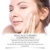 Turmeric Kojic Acid Oil Control Pads Exfoliating Dead Skin Removal Fade Melanin Nourish Brightening Daily Facial Wash Sponge