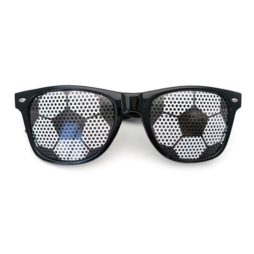 

Plastic Decorative Glasses Frame Lightweight Football Sunglasses Soccer Sunglasses Sports Event чёрный