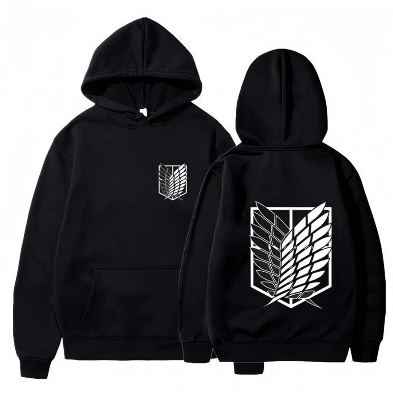 Attack On Titan Men's Hoodie Anime Hoodies Men and Women Streetwear Pullover Harajuku Shingeki No Kyojin Hoodies Sweatshirt