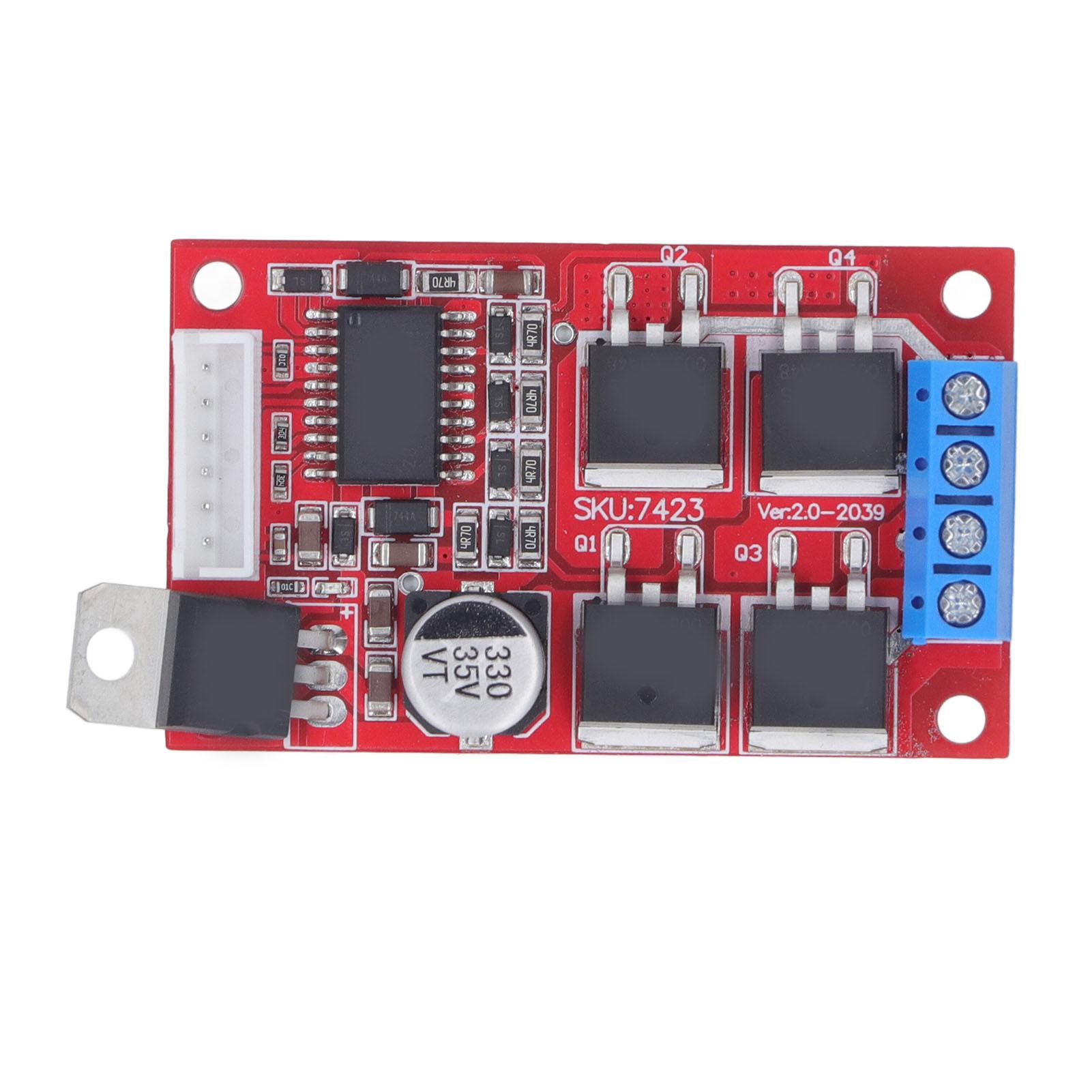 

DC Motor Drive Module 450W 2 PWM Input High Power Motor Forward Reverse Brake Control Board DC12‑36V