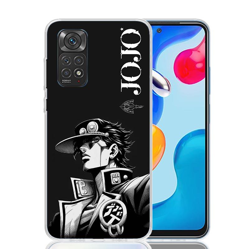 JoJo's Bizarre Adventure Kujo Jotaro Phone Case For Xiaomi Redmi Note 15 14 13 12S 12 Pro Plus 11S 11E 11 11T 10S 10 Art Soft Pa