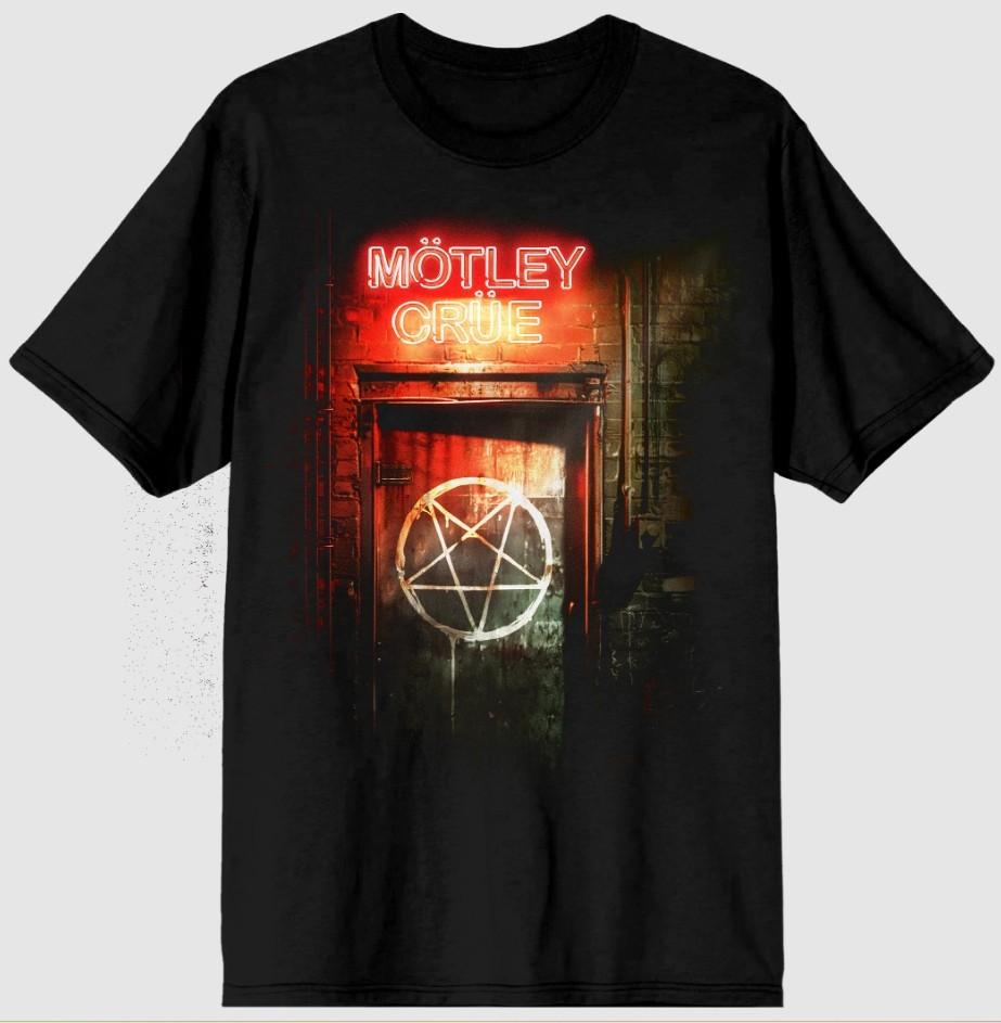 Motley Crue Vegas Admat Black Tee Size S-5XL Comfort Colors Unisex T-Shirt