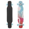 Maple Wooden Professional Longboard Strong Loading Anti-skid Deck Four Wheel Sports   for Teenager(Heart )