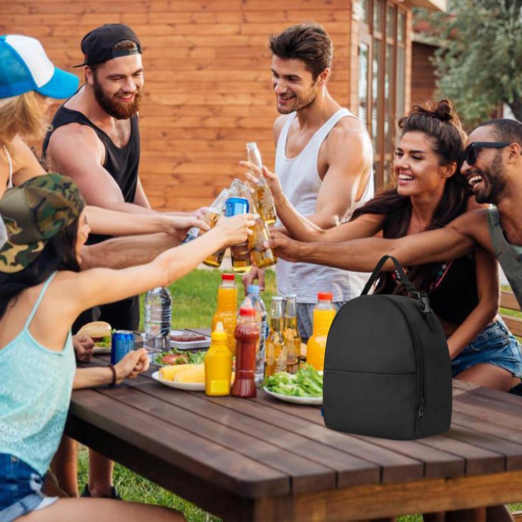 Outdoor Small Zipper Bag Anti-Drop Cooling Fan Storage Case Electronics Organizer Portable Carrying Case For Camping