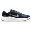Nike Air Zoom Structure 24 Thunder Blue Herre Sneakers Svart Dark-Obsidian Ulvegrå DA8535-400