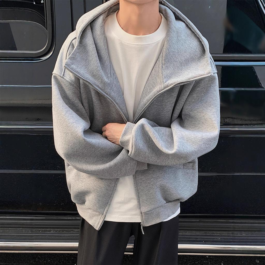 Herrkofta Hoodie Höst och Vinter Långsam Hoodie