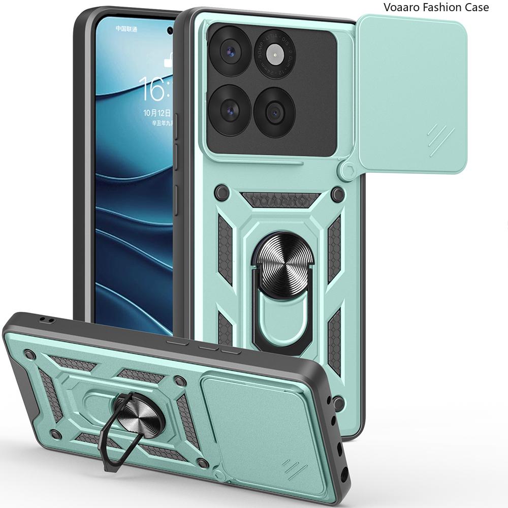 Slide Lens Armor Funda for Motorola Moto Edge 60 Fusion Case Magnetic Rotate Ring Stand Cover for Motorola Edge 60 Fusion Case
