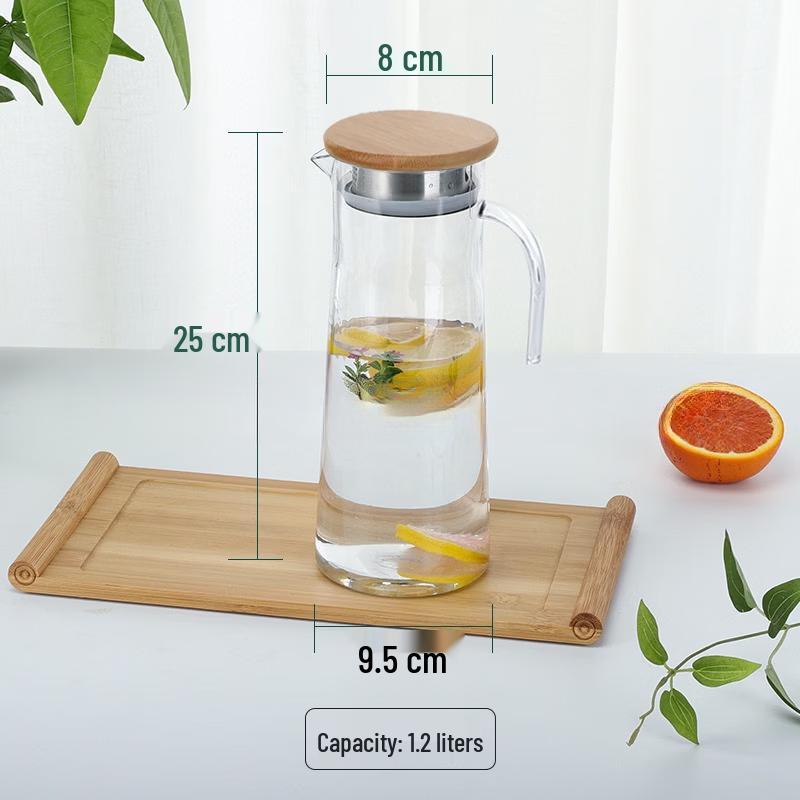 

Japanese Style Acrylic Jug with Wooden Lid