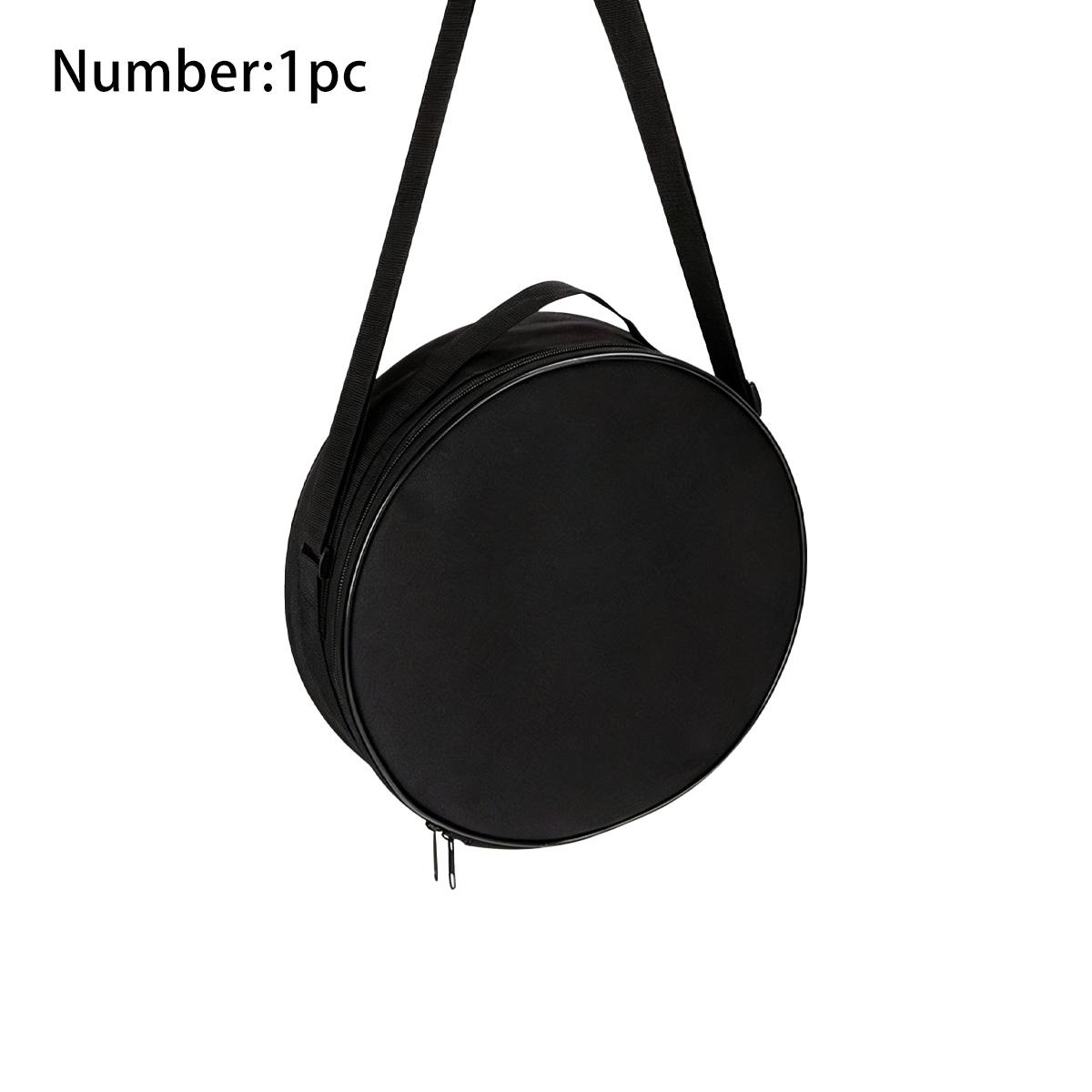 1pc Leather Texture Folding Stool Backpack Multi-purpose Handbag Single Shoulder Bag Portable Outdoor Storage Seat Bag