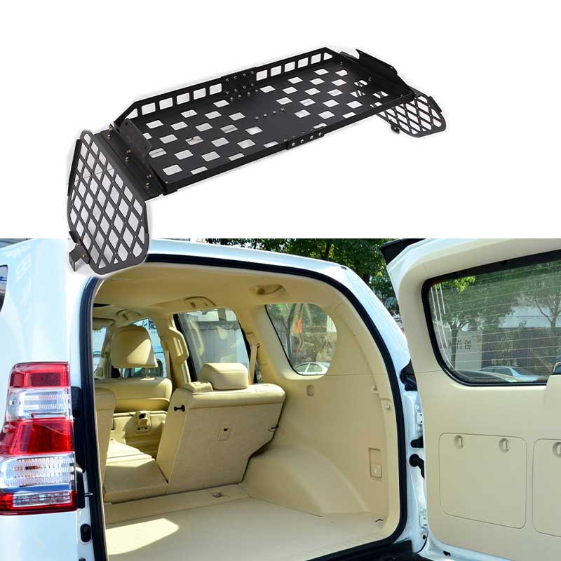 Car Trunk Side Window Storage Shelf Organizer Rack Hanging Bracket Accessories For Toyota Land Cruiser Prado FJ150 150 2010-2026