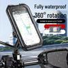 Electric Bike & Motorcycle Phone Holder - Shockproof & Waterproof for Food Delivery Navigation.