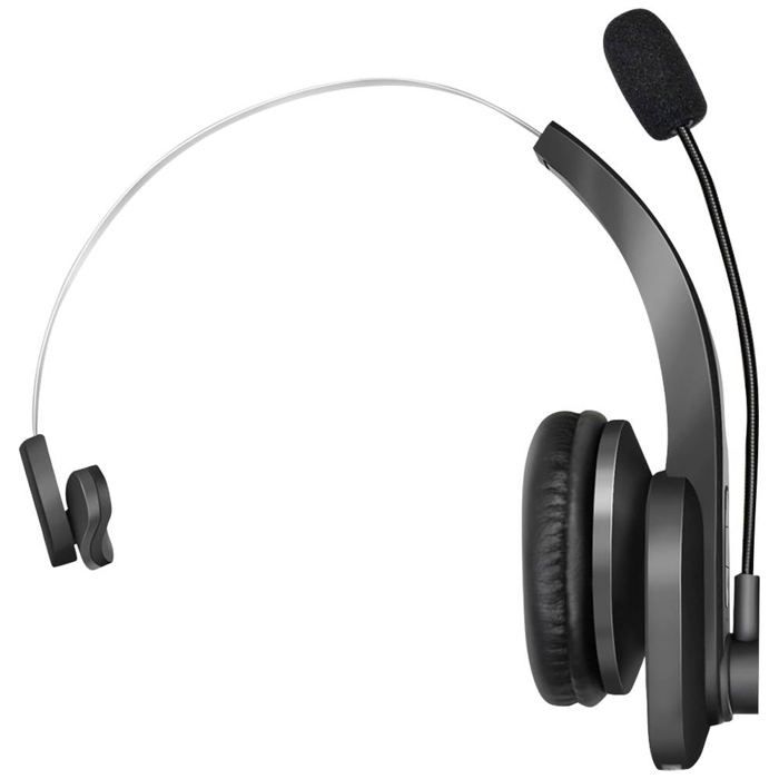 Casque Mono Bluetooth - LOGILINK - BT0059 - Station de Charge - Autonomie 18h - Micro réglable