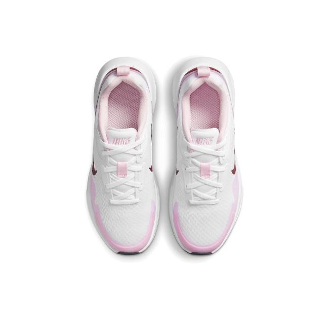 New Nike Wearallday White Dark Beetroot GS CJ3816-105