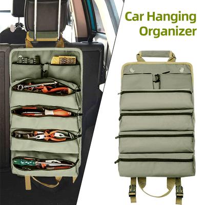 Bolsa de herramientas multiusos, estuche para herramientas de ferretería con múltiples bolsillos, organizador de herramientas, bolsa de transporte, bolsa de herramientas enrollable para mecánicos/electricistas.