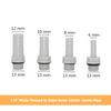 10Pcs PVC Pagoda Straight Connectors 1/8" 1/4" 3/8" 1/2" Male Thread To 6mm 8mm 10mm 12mm Yard Irrigation Fish Tank Pump Joints