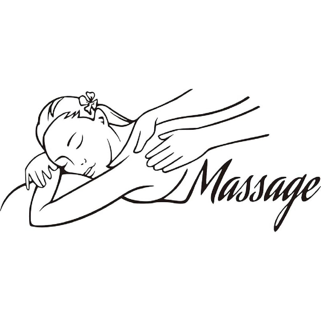 Girl Lips Beauty Salon Manicure Nail Service Art Wall Sticker Vinyl Decal Mural for Bedroom Dressing Table Living Room Home Decoration 23 X 18 In