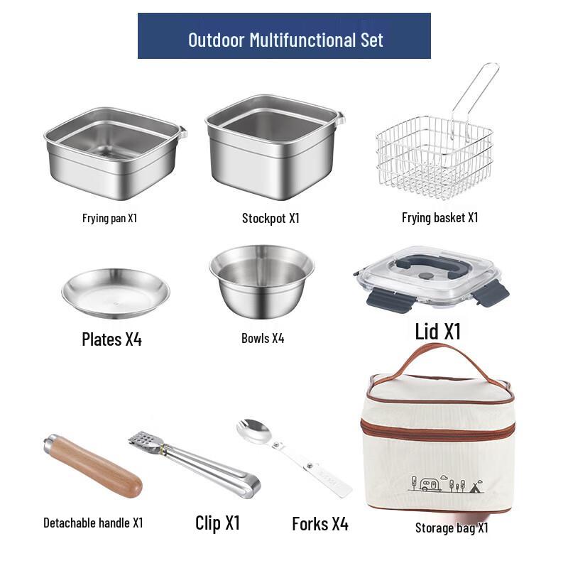 Mr. Jian Outdoor Multi-functional Frying Pan Set