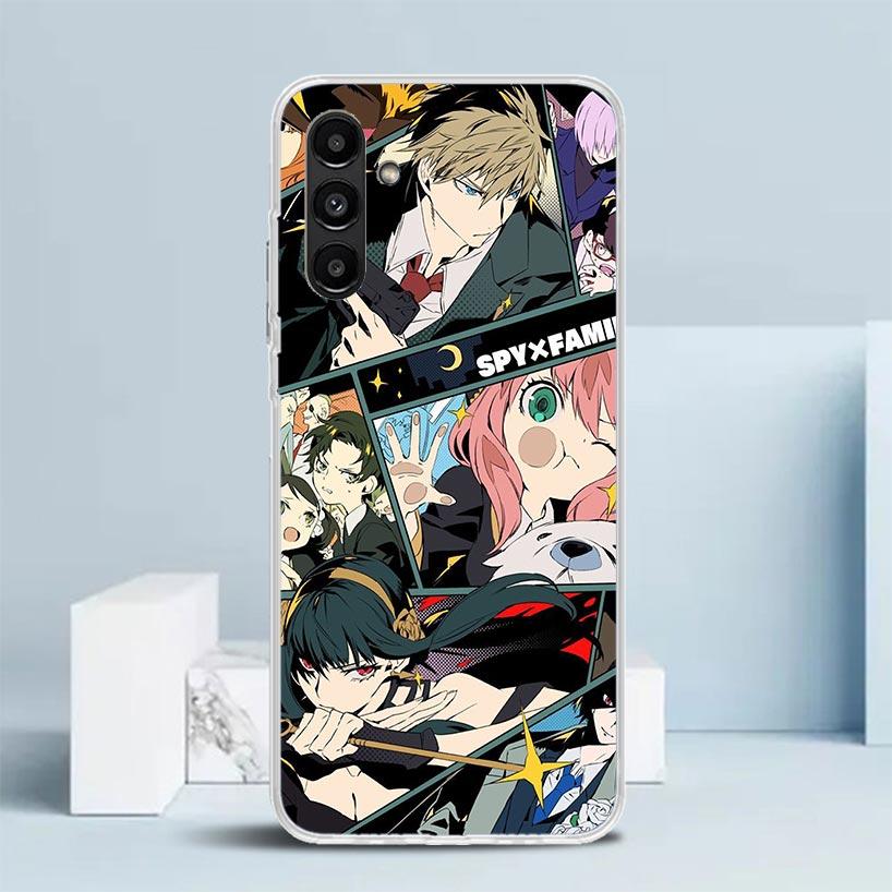 Anime S-Spy Family Anya Cover for Samsung Galaxy A17 A37 A57 A16 A26 A36 A56 A15 A14 A55 Phone Case A13 A53 A25 A35 A24 A34 A23