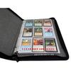 Docsmagic.de 3-ring Premium Zip-album Black + 50 9-pocket Premium Pages - Card Game Binder + Pages - Black - Pkm - Yg