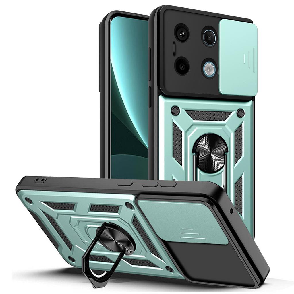 Kamerabeskyttelsesdeksel for Xiaomi Redmi Note 13 Pro 12S 12 Pro + 11E 11 Pro 11S 11T 10 Pro 10S 9T 9 Pro 8 Armor Hybrid Ring Deksel