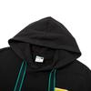 Puma Letter Print Drawstring Hooded Casual Long Sleeve American Vintage Sweatshirt Unisex Sweatshirt Black 625801-01