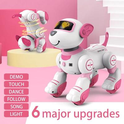 Intelligente elektronische Tierhaustiere RC Roboter Hund Stimme Fernbedienung Spielzeug Lustige singende tanzende Roboterwelpe Kinder programmierbares Bildungsgeschenk