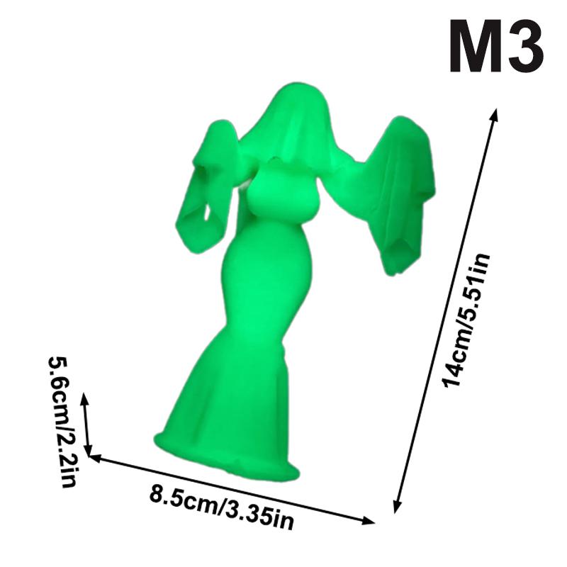 Gothic Bride Figurine 3D Printed Halloween Ghost Bride Statue 3D Printed Female Ghost Desktop Figurine Home Desktop Decoration