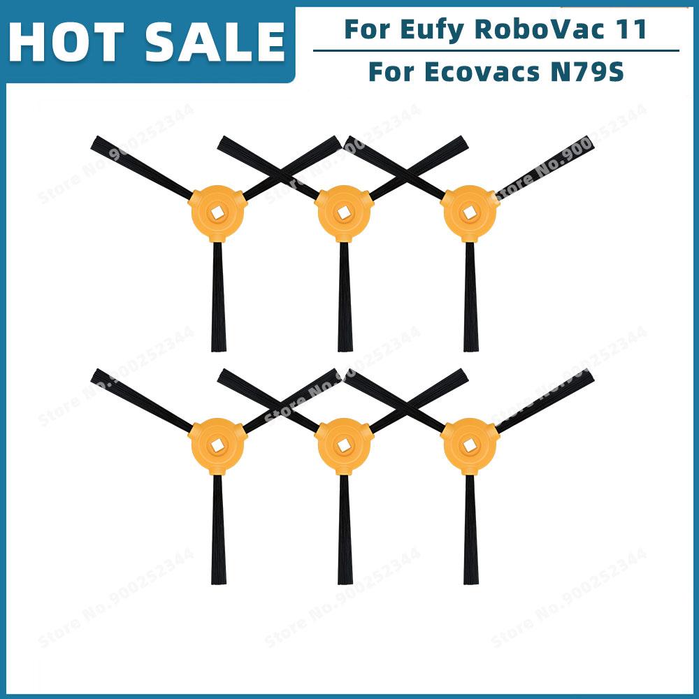 Compatible For ( Eufy RoboVac 11 11C, Cecotec Conga Excellence 990, Ecovacs N79S ) Replacement Parts Main Side Brush Hepa Filter