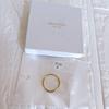Used Allencoco K14 Plated Stainless Steel Ring Size 16 (US 8) Gold