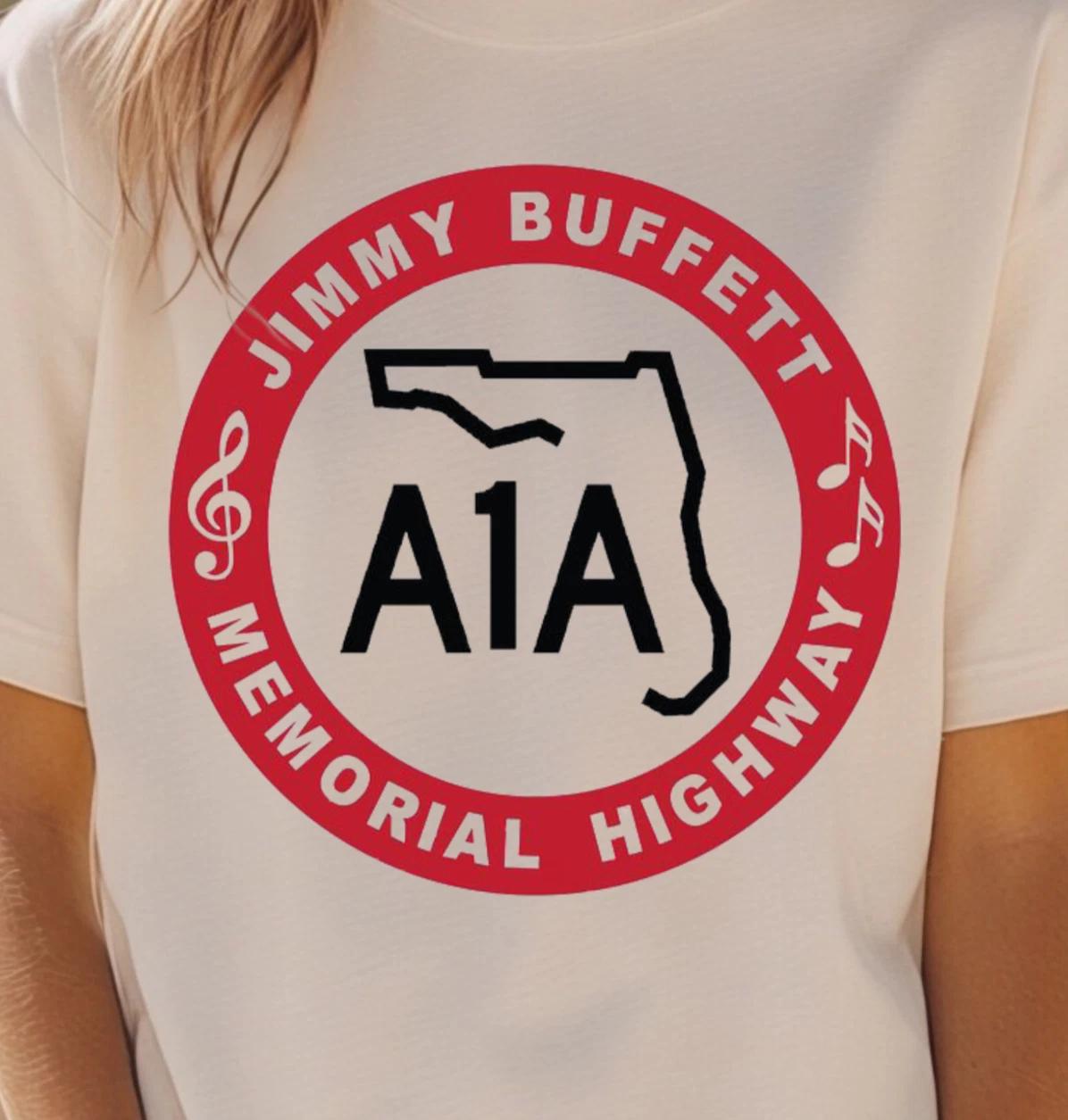 A1A Florida Highway Logo T-Shirt, Jimmy Buffett Memorial Highway, Concert Outfit 2XL
